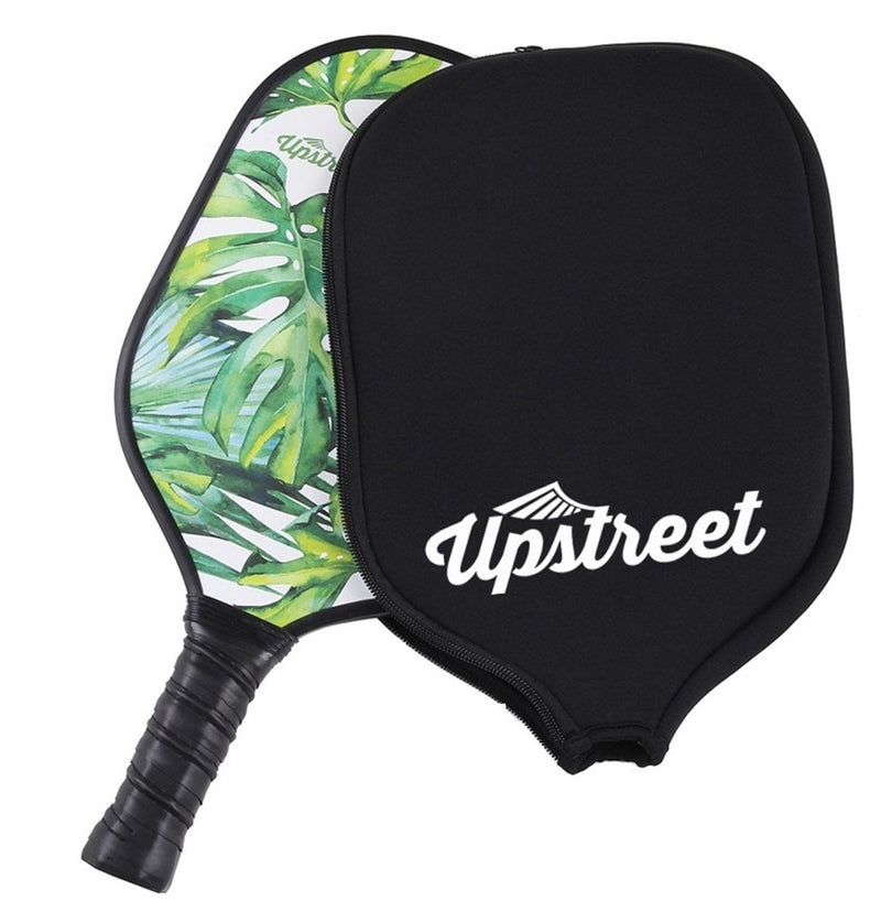 Upstreet Graphite Pickleball Paddle Set | Gold Blue Silver Glitter Cheetah Snakeskin Tiger | Pickleball Rackets Include Padded Cover, Lightweight Honeycomb Composite Pickleball Paddles for Women & Men Forrest Green - BeesActive Australia