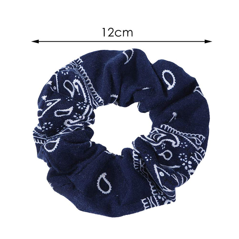 nuoshen Bandana Cloth Fabric Scrunchies Hair Elastics Ties，Hair Scrunchies Elastic Hair Ties Women Accessories - BeesActive Australia