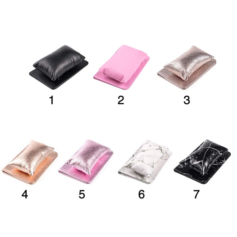 Nail Arm Rest Pillow Nail Rest Cushion Table Desk Station PU Leather Sponge Hand Rest Pillow for Nail Technician Use #3 - BeesActive Australia