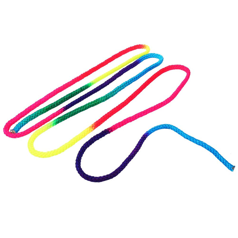 [AUSTRALIA] - Mumusuki Artistic Rhythmic Gymnastics Rope Competition Arts Training Rope Rainbow Color Solid (2.8M) 