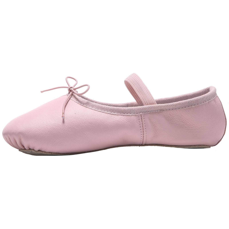 [AUSTRALIA] - Linodes Leather Ballet Shoes/Ballet Slippers/Dance Shoes (Toddler/Little/Big Kid/Women) 1 Little Kid Pink 