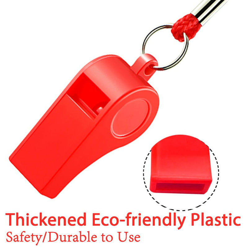Hipat Whistle, 12 Packs Sports Whistles with Lanyard, Loud Crisp Sound Whistle Bulk Ideal for Coaches, Referees, and Officials - BeesActive Australia
