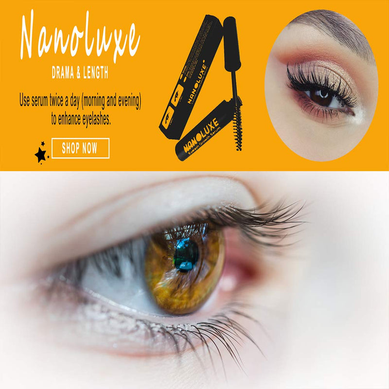 Nanoluxe Eyelash Conditioning Serum for Eyelash Repair & Growth 9ml - BeesActive Australia