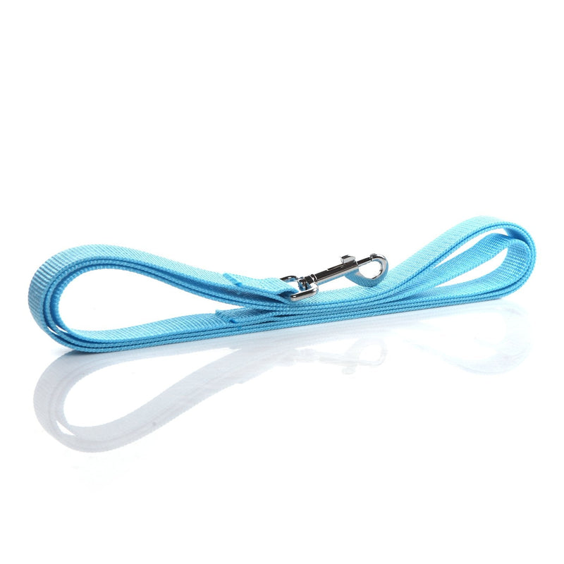 Durable Nylon Dog Leash 4 Ft 5 Feet 6 Foot Long, Walking Training Dog Leashes for Medium Large Dogs, 1 Inch Wide 1" X 6 ft Blue - BeesActive Australia