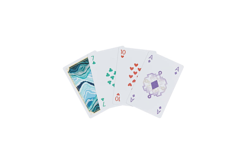 Oroora, Bohwa Card, tichu Board Game + Card Case, 100% Waterproof Plastic Playing Cards, Poker Size, Quality Embossed Plastic Playing Cards, 1 Decks of Cards + 1 Card Case. - BeesActive Australia