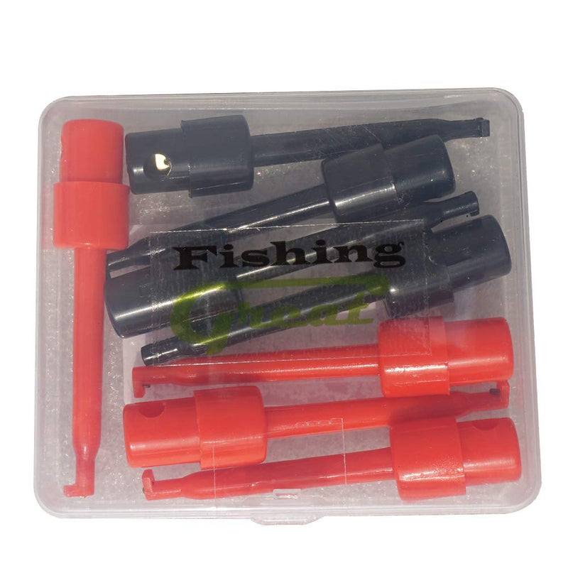 Greatfishing Long Tip Hackle Pliers, Fly Hook Hackle Pliers, Flies Lures Or Hooks Display, Feather Clips Rapping Hackle Tools for Fly Fishing Nymph Flies B: 8pcs hook hackle pliers combo - BeesActive Australia