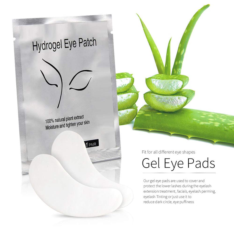 Teenitor Under Eye Pads, Lint Free Lash Extension Eye Gel Patches for Eyelash Extension Eye Mask Beauty Tool - 50 Pair - BeesActive Australia