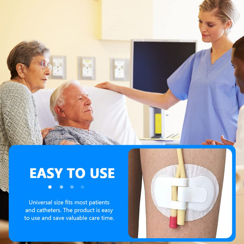 EXCEART Catheter Tube Holder 20Pcs Catheter Fixation Stickers Catheter Stabilization Device Catheter Tube Fixing Tapes - BeesActive Australia