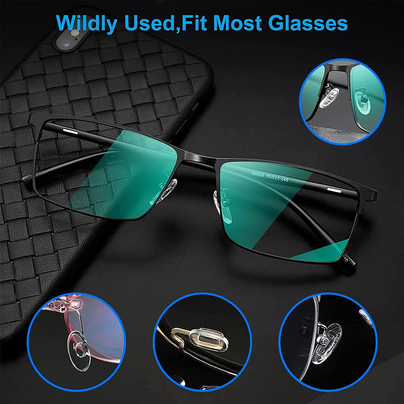 MMOBIEL 150 Pairs Eyeglass Repair Kit Clear Transparent Eye Glasses Nose Support Pads for Eyeglass Sunglass - 15 Different Shapes - BeesActive Australia