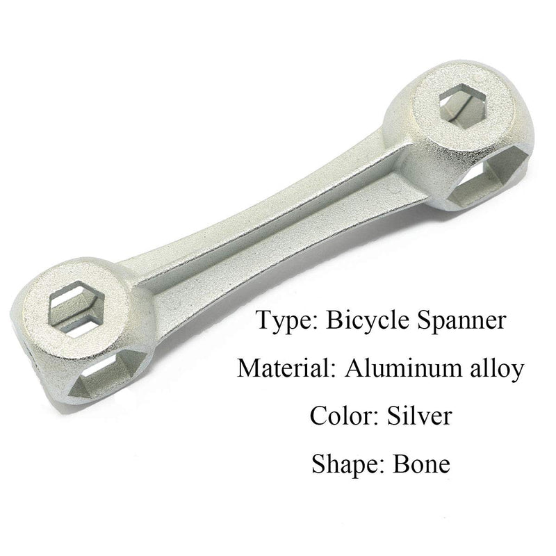 Pro Bamboo Kitchen Bicycle Mountain Bike Repair Tools External Hexagon Head Wrench Repair Tool 6-15mm Heavy Duty Reinforced Metal Bicycle Spanner - BeesActive Australia