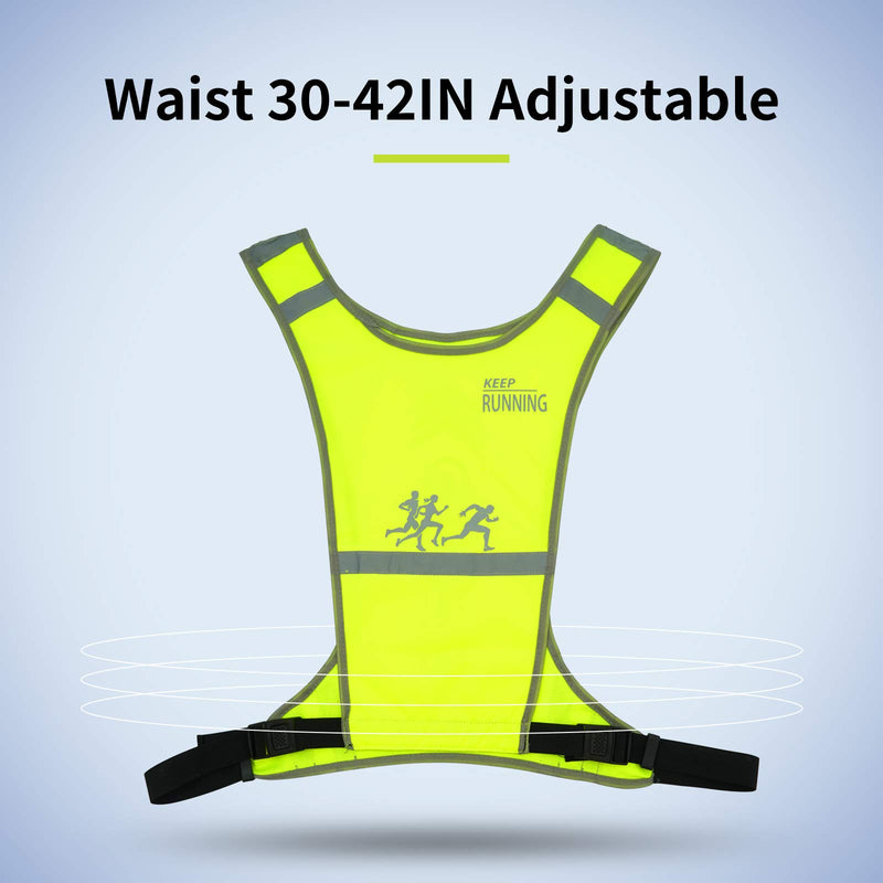 Balterday Reflective Vest for Running or Cycling Adjustable Reflective Running Vest New,with Dog Walking Safety Vest with Easy Control for Mens and Womens Running and Walking - BeesActive Australia