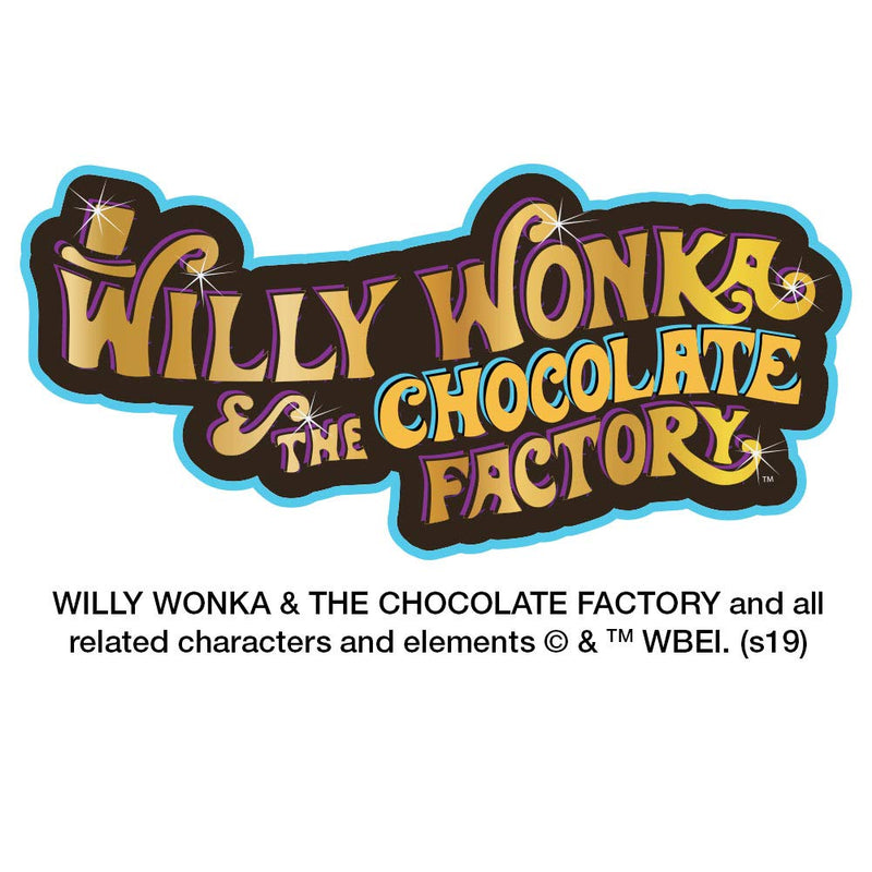 Willy Wonka and the Chocolate Factory Wonka Bar Logo Double-Sided Oval Nail File Emery Board Set 4 Pack - BeesActive Australia