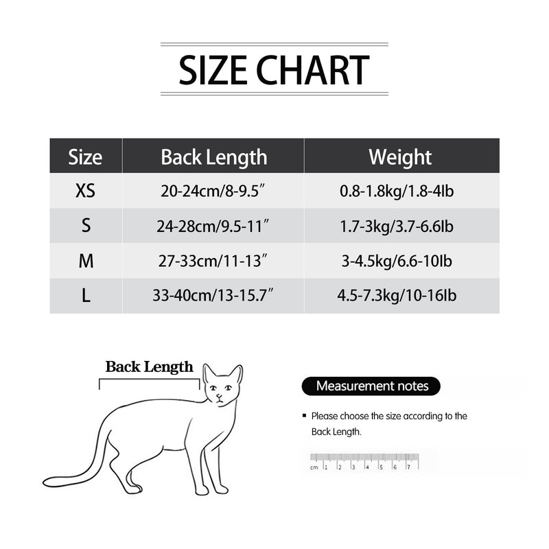 Cat Surgical Recovery Suit Professional for Male Female Dog Abdominal Wounds Cone E-Collar Alternative, Anti-Licking Or Skin Diseases Pet Surgical Recovery Pajama Suit, Soft Fabric Onesies for Cats L(Pack of 1) Grey - BeesActive Australia