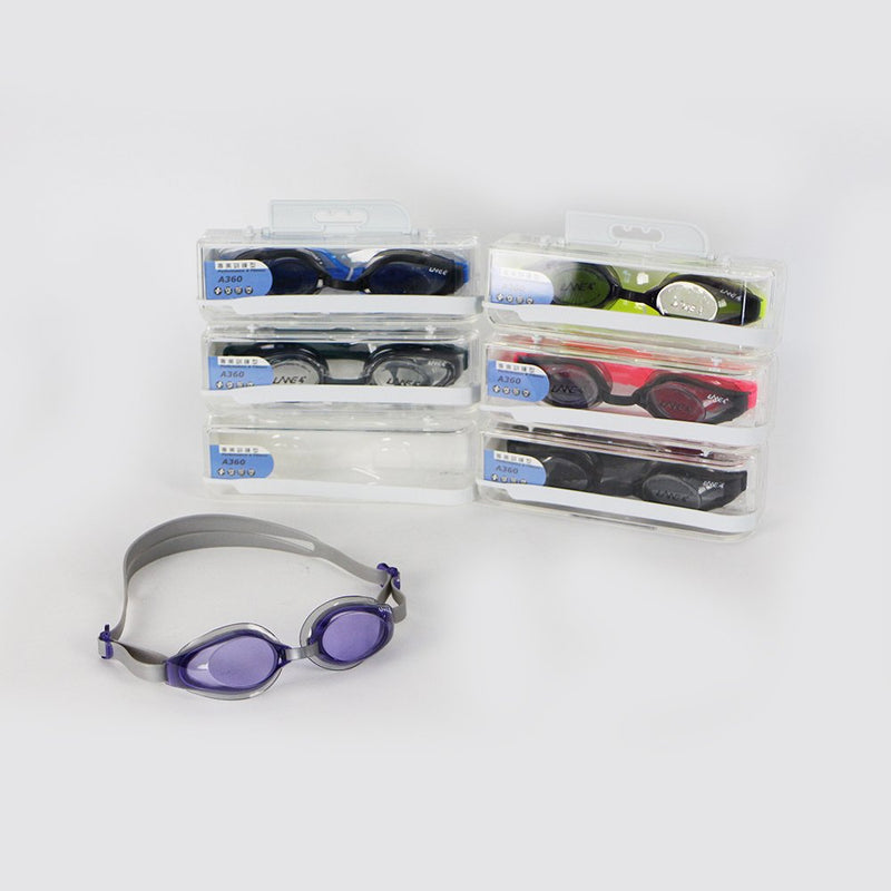 [AUSTRALIA] - LANE4 Training & Performance Swim Goggle - Hydrodynamic Design Anti-Fog UV Protection for Adults Men Women A36055 Purple 