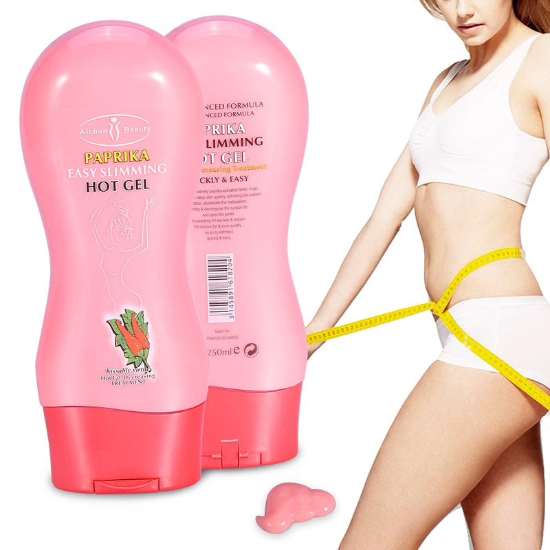 Aichun Beauty Paprika Slimming Gel Full-Body Fat Burning Fast Weight Lose Product Slim Abdomen Anti Cellulite Weight Loss Cream 250g (PAPRIKA) - BeesActive Australia