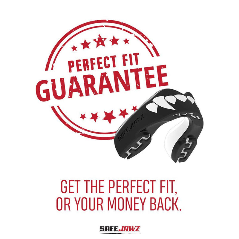 SAFEJAWZ Mouthguard Slim Fit, Adults and Junior Mouth Guard with Case for Boxing, Basketball, Lacrosse, Football, MMA, Martial Arts, Hockey and All Contact Sports Fangz Youth (Up to 11 Years) - BeesActive Australia