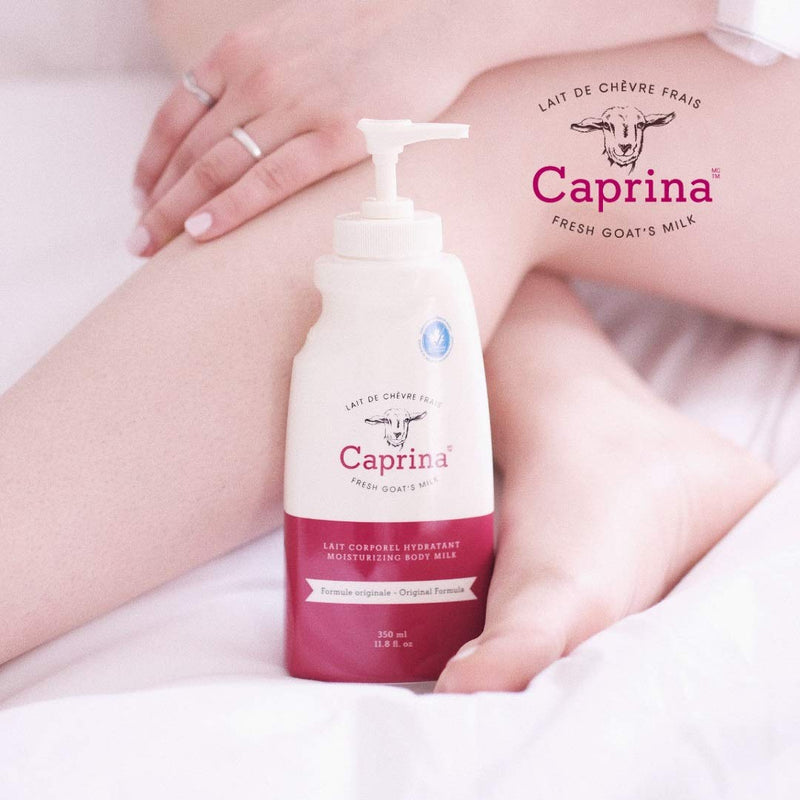 Caprina by Canus, Fresh Goat's Milk Body Lotion, Original Formula, 11.8 Ounce - BeesActive Australia