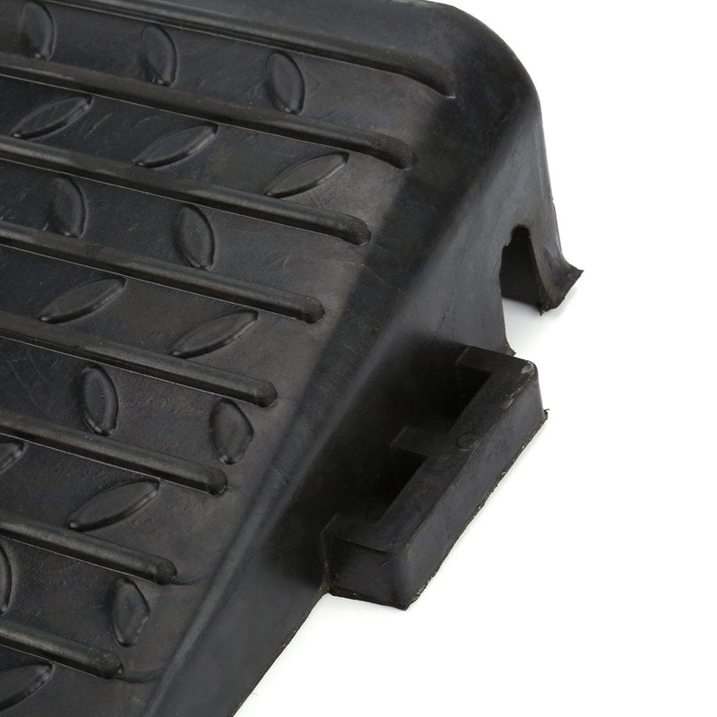 Rubber Ramps Heavy Duty, 2 Pcs Rubber Kerb Ramps for Caravan Car Mobility Also as the Disabled Wheelchair Accessory, Black - BeesActive Australia