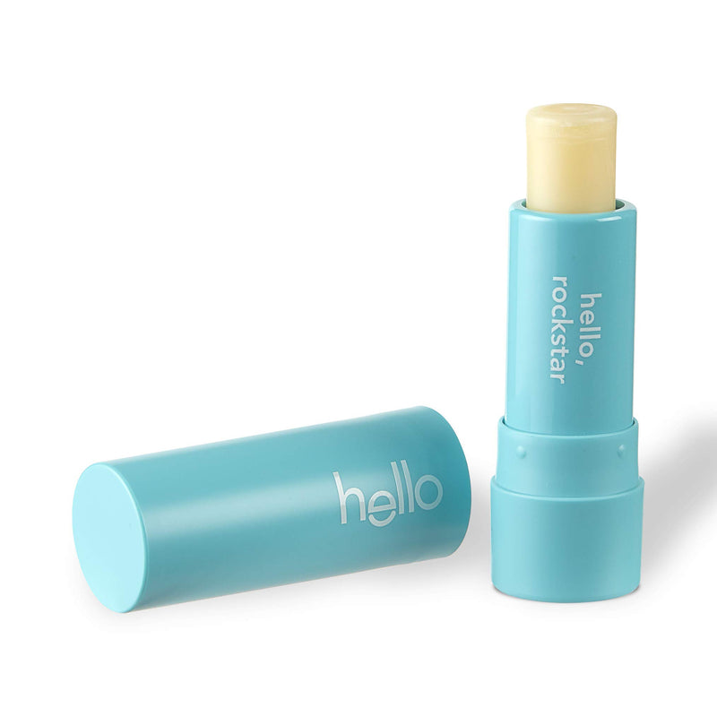 Hello Moisturizing Vegan Lip Balm with Shea Butter Coconut Oil, Natural Sweet Mint, Dermatologist Approved, No Beeswax, No Petrolatum, No Parabens, No Dyes, 0.15oz, 4ct - BeesActive Australia