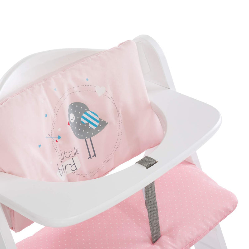 Hauck Alpha Highchair Pad Deluxe, Seat Cushion for Wooden Highchair Hauck Alpha+, Easy Fixing and Cleaning, Birdie - BeesActive Australia