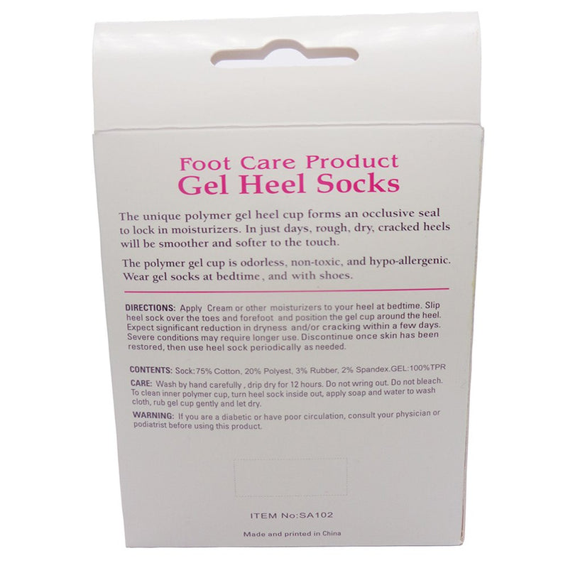 Dr.Pedi Moisturizing Heel Socks for Cracked Heel Sleeves Foot Cream for Dry Cracked Feet Gel Socks White … - BeesActive Australia