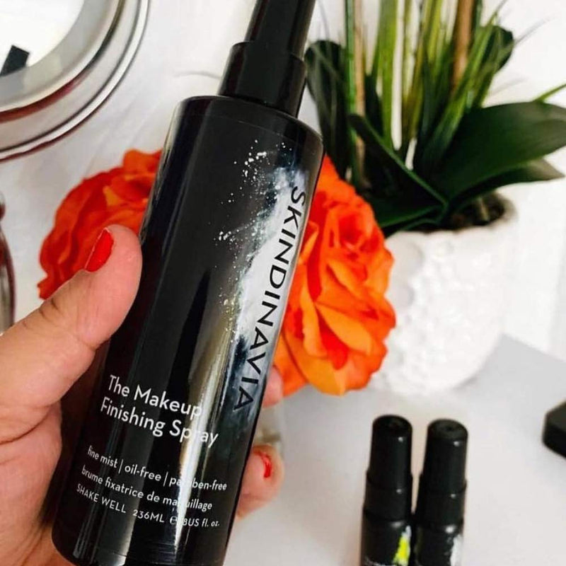 Skindinavia Makeup Setting Spray Paraben-Free Oil-Free Anti-Aging Heat-Resistant Waterproof Extreme Longwear Long-Lasting Beauty Face Skin Care Finishing Fine Mist Facial Make Up – 8 Oz – 236 Ml 8 Fl Oz (Pack of 1) - BeesActive Australia