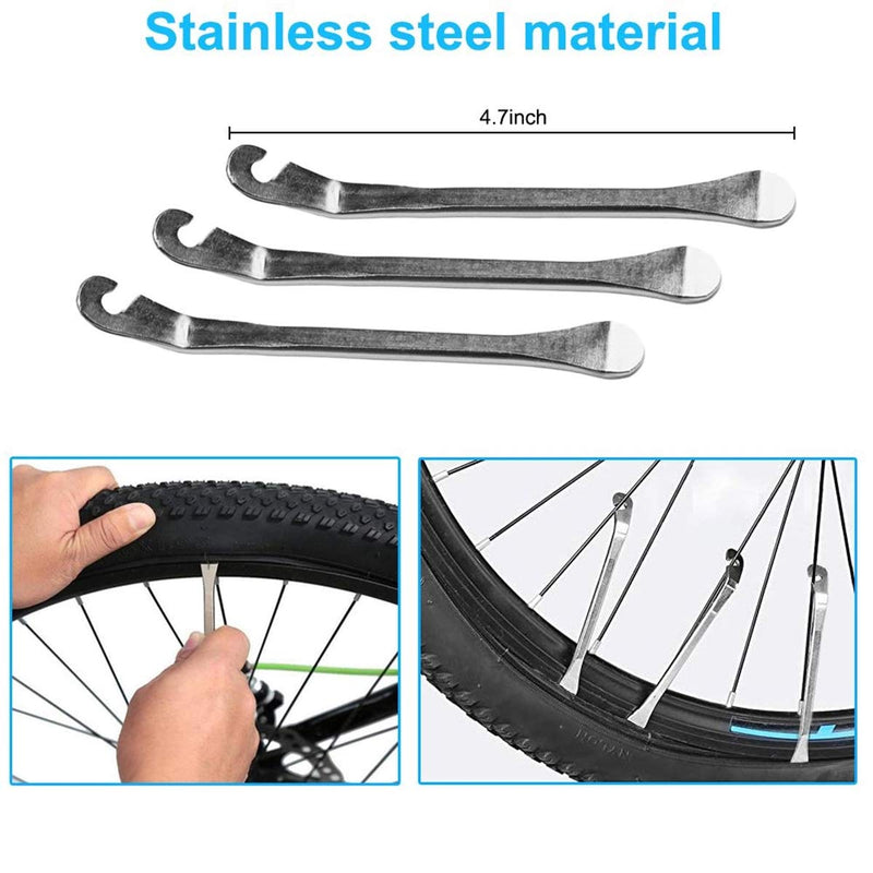 CHUMXINY Bike Repair Kit, Bike Tire Repair Tool Kit Contains 16-in-1 Tool, 120Psi Mini Bicycle Pump, Bicycle Tire Patch Kit, Used for Mountain Bike and Road Bike. - BeesActive Australia