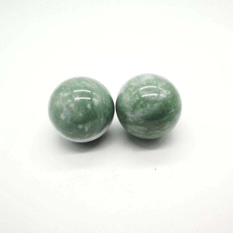 BCQLI 2"Greenish Stone Baoding Balls,Hand Exercise Tool - BeesActive Australia