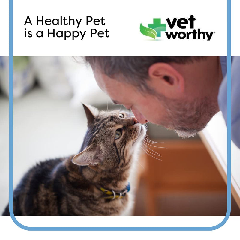 Vet Worthy Hairball Soft Chew for Cats Hairball Remedy for Cats for Digestive Aid and Hairball - Cat Supplement with Omega 3, Psyllium Husk, Brewers Yeast, Wild Alaskan Salmon Oil-45 Soft Chews - BeesActive Australia