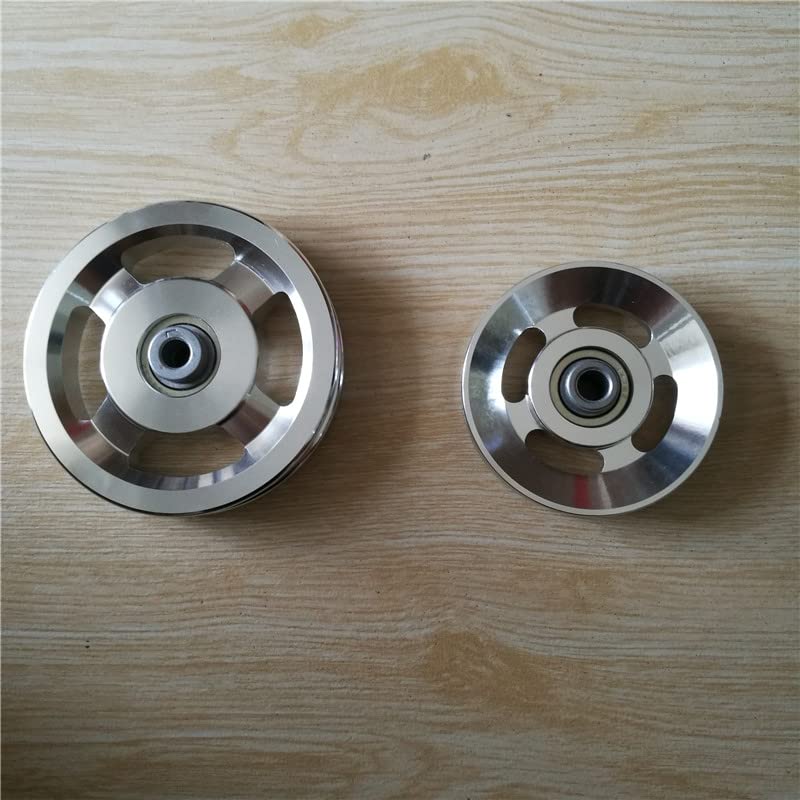 Universal Aluminium Alloy Bearing Pulley Wheel Gym Accessory Diameter 90mm&115mm 2 Size for Fitness Equipment ??90mm - BeesActive Australia
