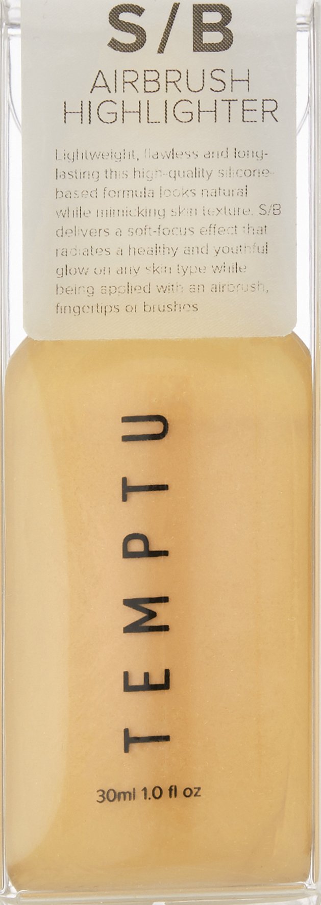 TEMPTU S/B Silicone-Based Airbrush Highlighter: Long-Lasting, Layerable, Light-Reflecting Shimmer, Natural-Looking Luminosity Weightless, Buildable Formula, Available In 5 Shades 1 Fl Oz Gold Shimmer - BeesActive Australia
