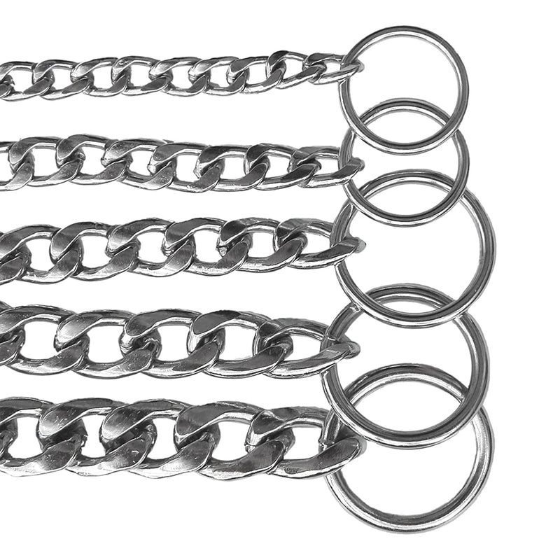 UPASCON Chain Dog Training Choke Collar,Adjustable and Durable,5, to Fit Small Medium and Large Dogs 16" - BeesActive Australia