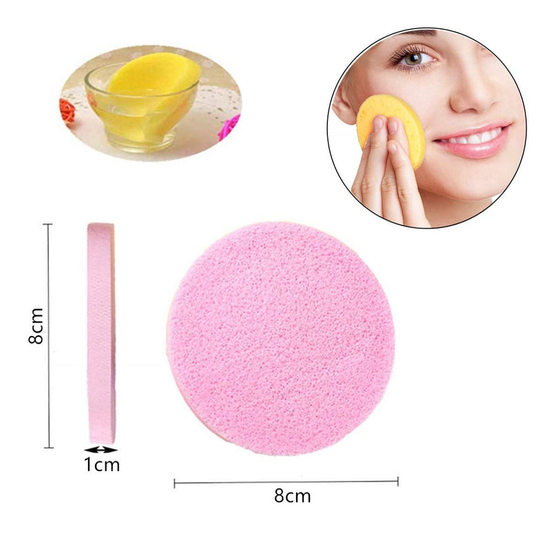 36 Pcs Facial Sponge Compressed Face Cleansing Washing Sponge Makeup Tool for Facial Cleansing Exfoliating Spa Massage Makeup Removal - BeesActive Australia