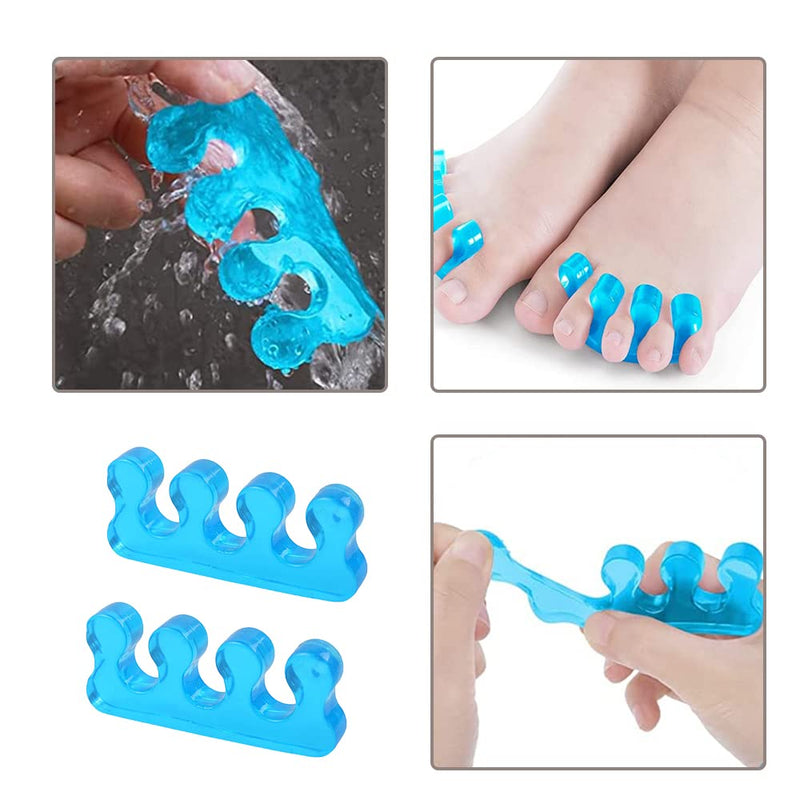 8 Pcs Soft Toe Stretcher Gel Toe Separator Foot Toe Spacer for Relaxing Toes, Bunion Relief, Hammer Toe and More - BeesActive Australia