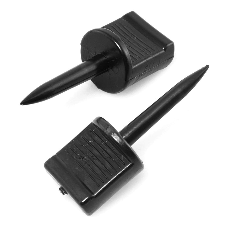 DGZZI Shooting Target Pin 20PCS Black Outdoor Plastic Archery Hunting Nails Aim Fixed for Target Papers - BeesActive Australia
