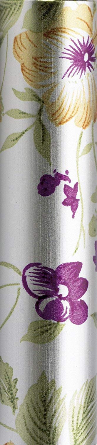 Homecraft Adjustable Walking Stick, Rubber Tip, Good Stability, Floral Design, Mobility Aids, 79 cm - 102 cm Woodland Flower - BeesActive Australia