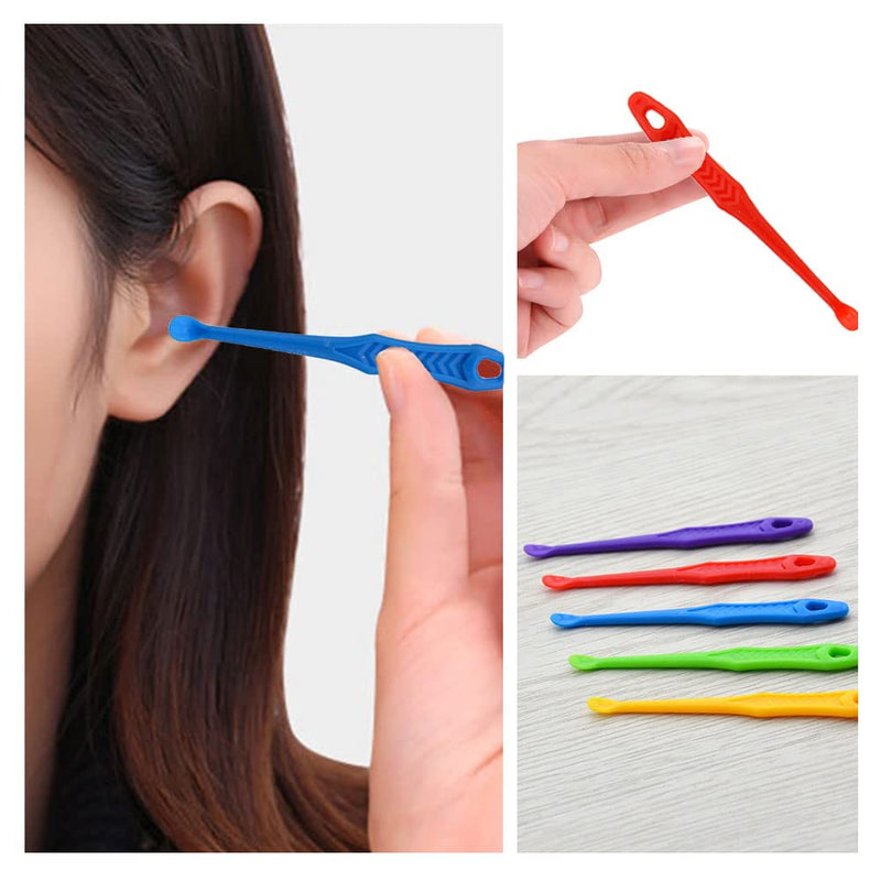20 Pcs Ear Cleaner ABS Ear Spoon Safety Ear Scraper for Home Medical Clinics Doctor Offices and Hospitals - BeesActive Australia