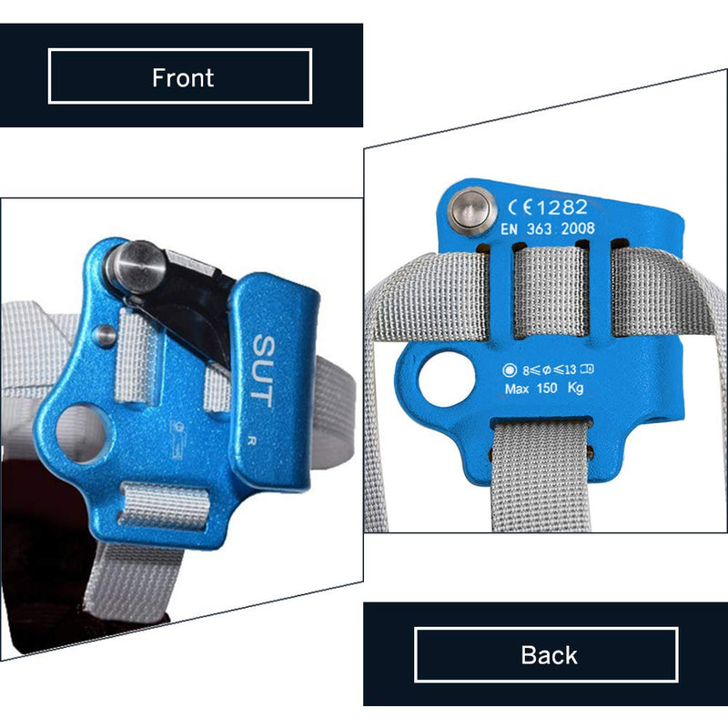 NewDoar Foot Ascender Riser Rock Climbing Mountaineering Equipment Climbing Device Right blue - BeesActive Australia