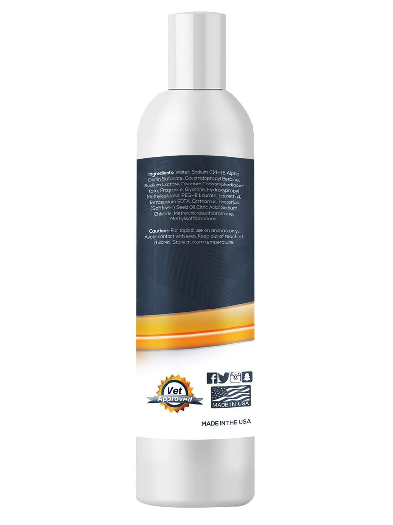 Jungle Pet Deodorizing Dog Shampoo for Smelly Dogs - Grooming & Cleansing Pet Shampoo for Dogs with Hypoallergenic Essential Fatty Acids - Soap, Sulfate & Paraben Free - Sweet Pea Vanilla Scent 16 Ounce - BeesActive Australia