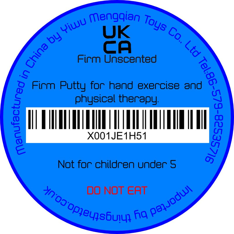 Dr Clever TM Stress Putty | Firm Blue | Sensory Relief | Fidget Toy | Relax and Concentrate | Unscented 20g tin - BeesActive Australia