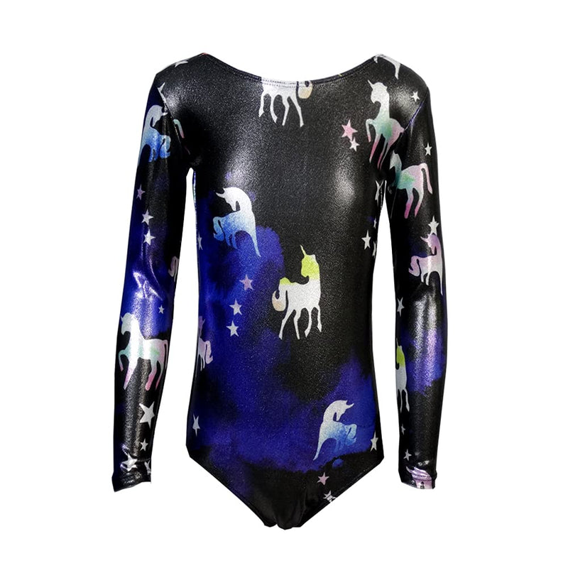 LIUHUO Gymnastics Leotards Toddlers Girls Child Practise Training Unitards Teens 5-8 Years Black - BeesActive Australia