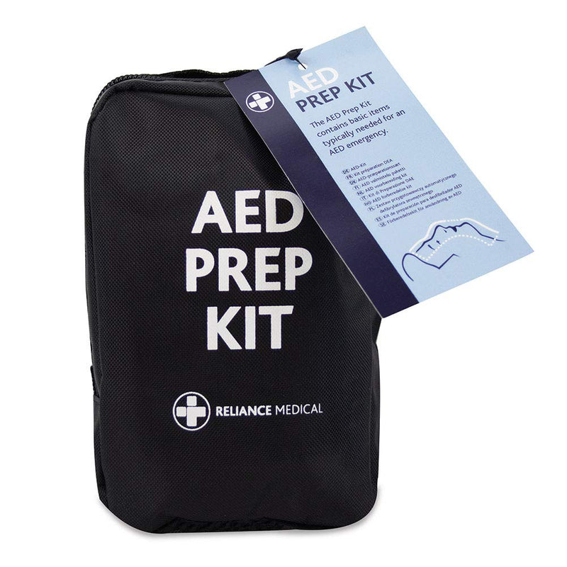 Reliance Medical AED Prep Kit in Black Bag with Belt Loop - Contains Items to Ease Use of a Defibrillator for AED Emergency - BeesActive Australia