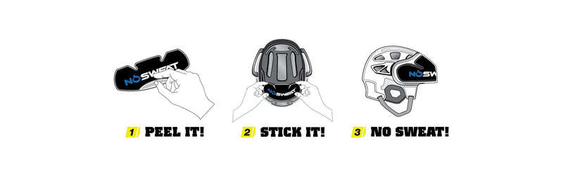[AUSTRALIA] - No Sweat Football Helmet Liner & Sweat Absorber - Moisture Wicking Sweatband Absorbs Dripping Sweat | Prevent Sweat Stains - (Reduce Odors, Anti Smell & Scent Block) 3 Pack 