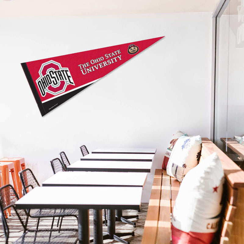 College Flags & Banners Co. Ohio State Pennant Full Size Felt - BeesActive Australia