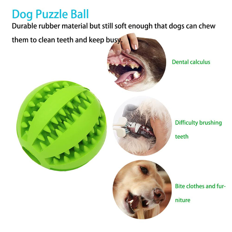 Volacopets 2 Pack Dog Puzzle Toys, Interactive Dog Toys for Small Dogs, Slow Feeder, Puppy Toys for Treat Dispensing, Dog Balls for Teeth Cleaning Chewing Black - BeesActive Australia