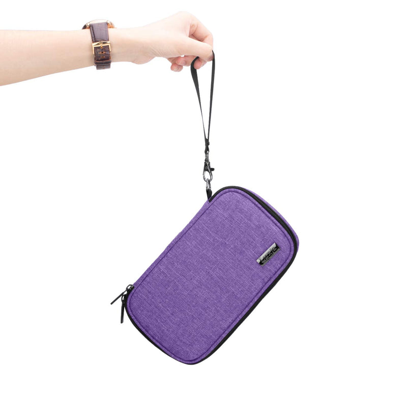 Luxja Diabetic Travel Bag, Diabetic Storage Case for Glucose Meter and Other Diabetic Supplies (Bag Only), Purple - BeesActive Australia