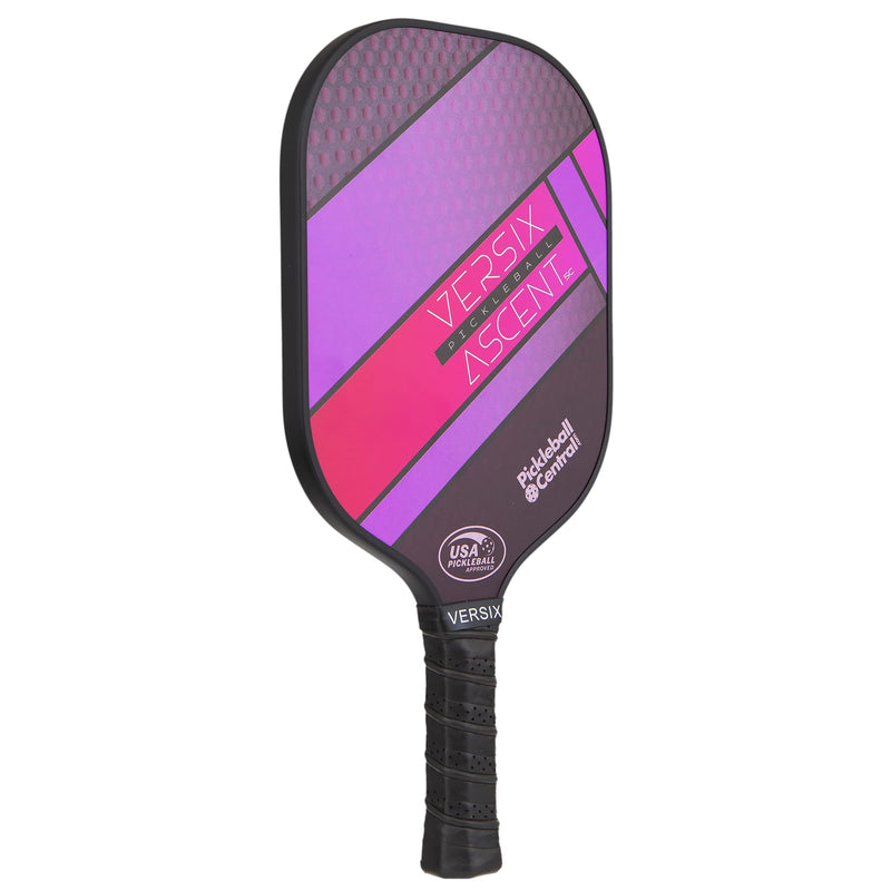 VERSIX Ascent 5C Pickleball Paddle, Graphite Face, 0.5 Inch Polypropylene Honeycomb Core, Balanced Control, Light Weight Purple - BeesActive Australia