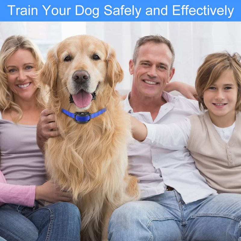 Paipaitek No Shock Dog Training Collar with Remote Vibration Beep Collar for Deaf Puppy Dogs Waterproof Rechargeable Humane Dog Widgets Training Collar - BeesActive Australia