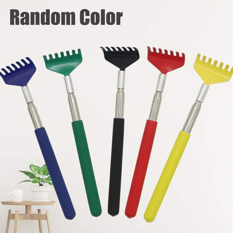 4 Pcs Back Scratcher Portable Extendable Back Scratcher with Telescopic Handle for Head Back Legs and Other Tickling Massage - BeesActive Australia