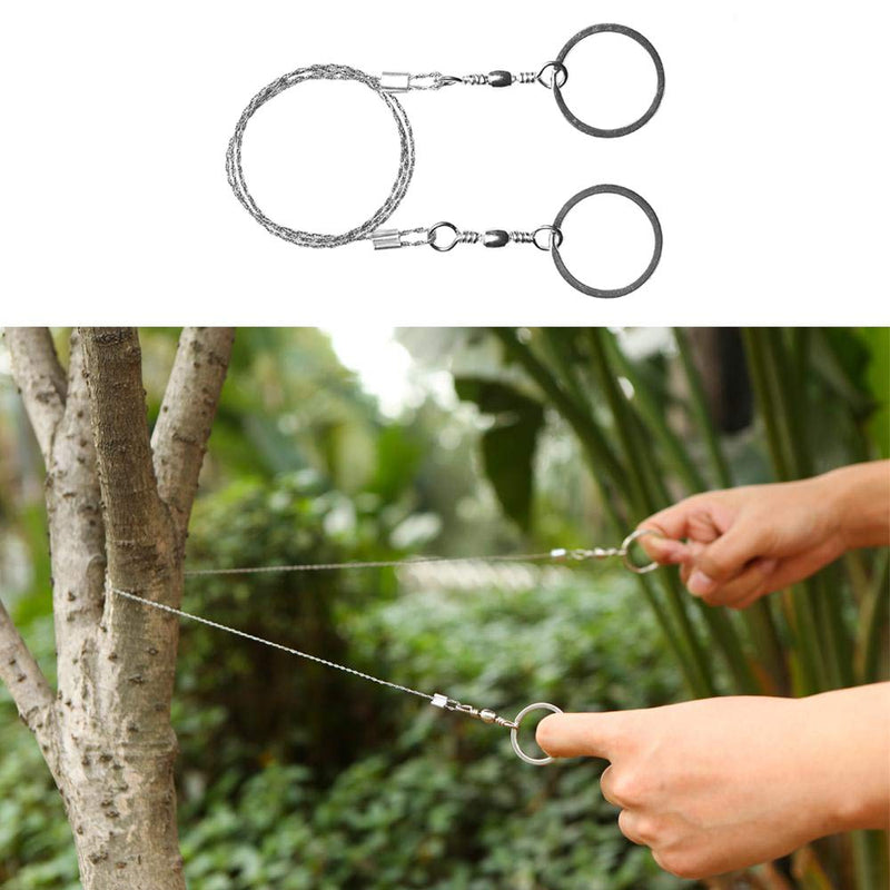 Tag-Z Wire Saw - Stainless Steel Camping Wire Saw - Emergency Outdoor Survival Saw - Compact & Lightweight Saw for Hiking - BeesActive Australia